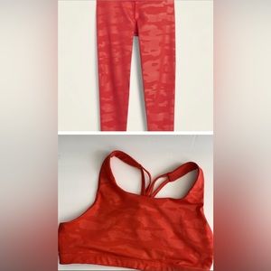 Old Navy Active Elevate Legging & Matching sports bra -Camo design. Worn once!